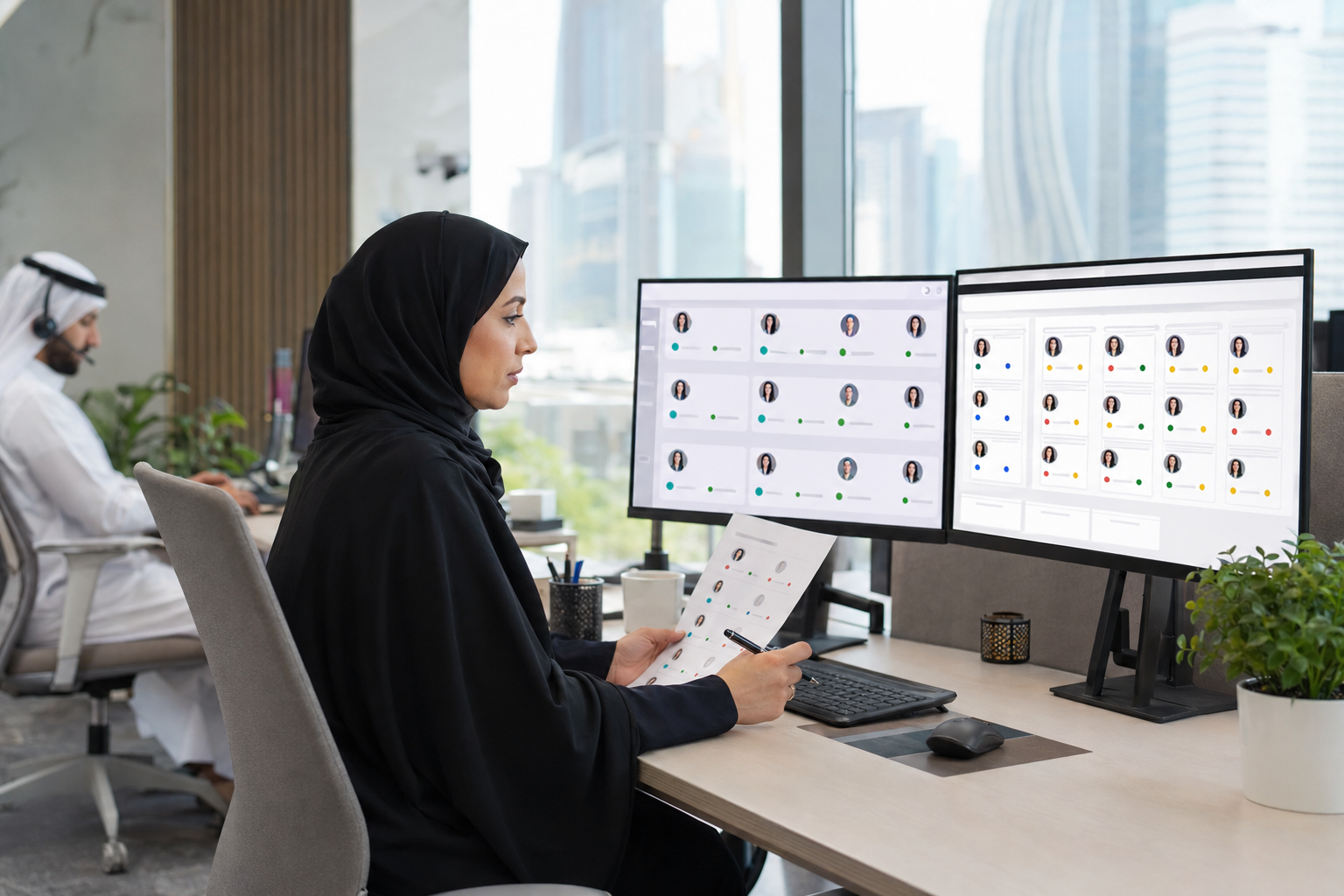 RPO recruiter sourcing qualified candidates for companies in Qatar