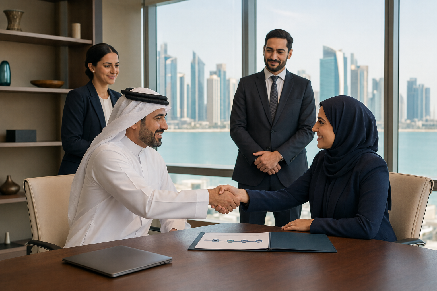 Qatar company starting a recruitment outsourcing partnership