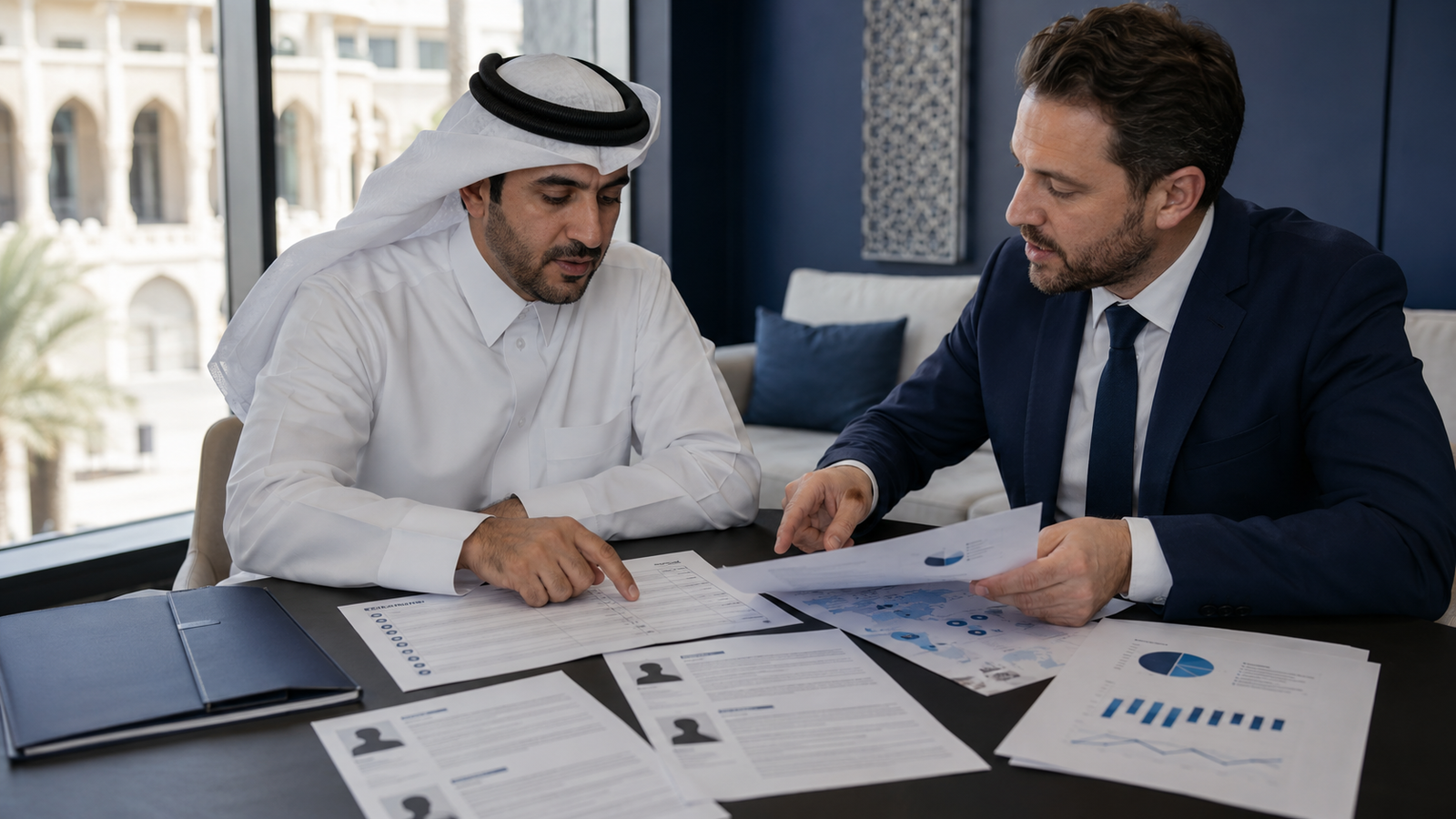 Qatar employer evaluating recruitment agency evidence and candidate sourcing strategy