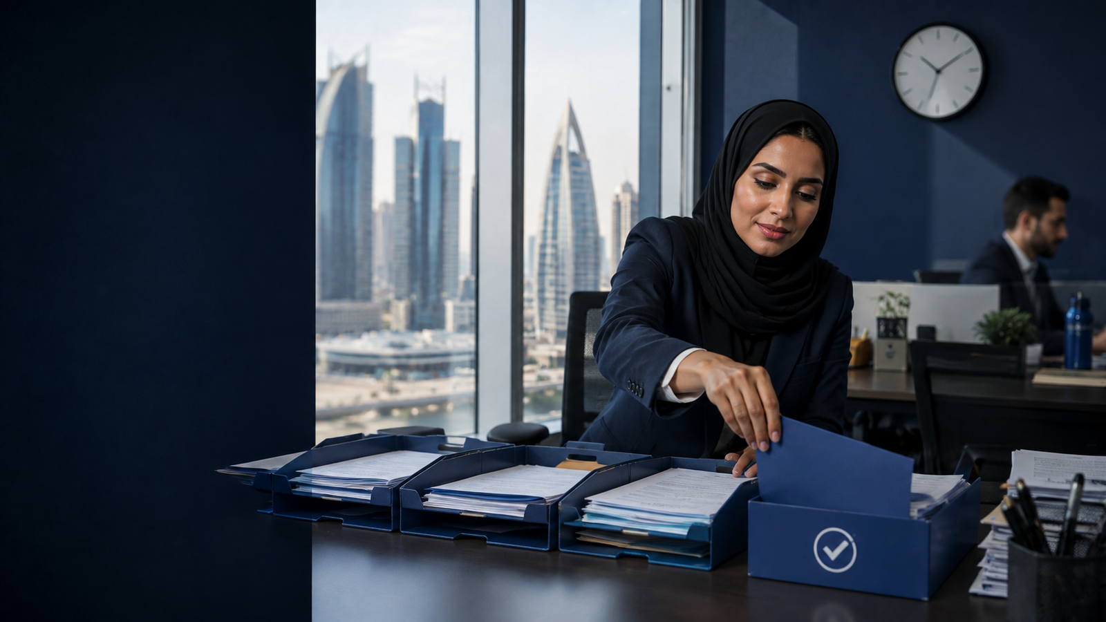 Recruiter streamlining candidate screening to reduce time-to-hire in Qatar